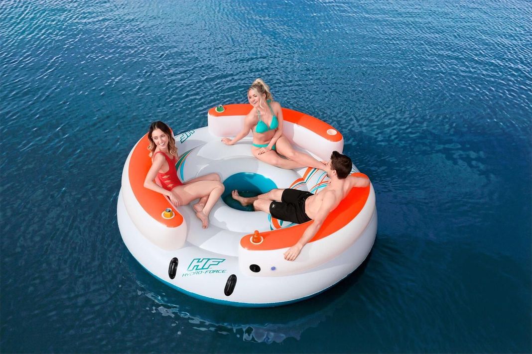 Flotador Isla Con Resplado 4 Personas 2.55X2.55M Bestway-3