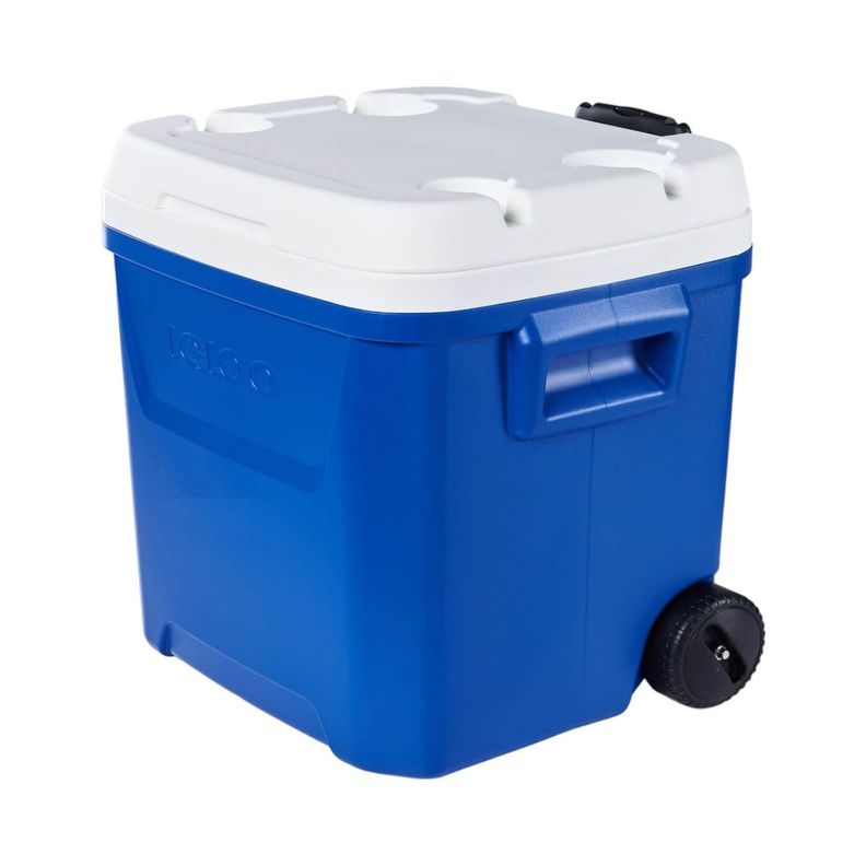 Cooler Nevera Hielera con Ruedas Laguna Azul 57 Litros Igloo-0