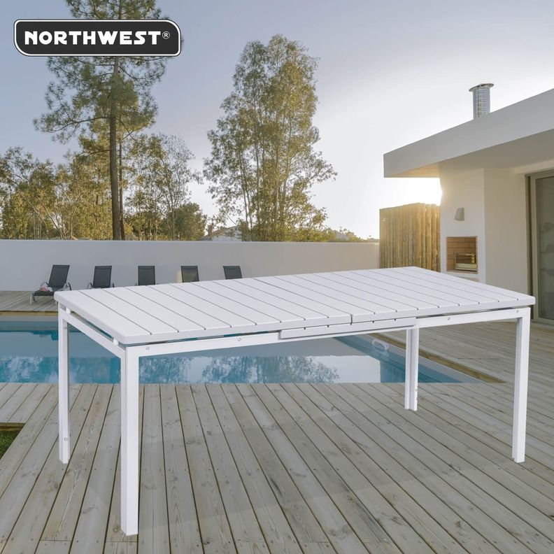 Mesa Terraza Extendible Impermeable 90x180-240cm Northwest-3