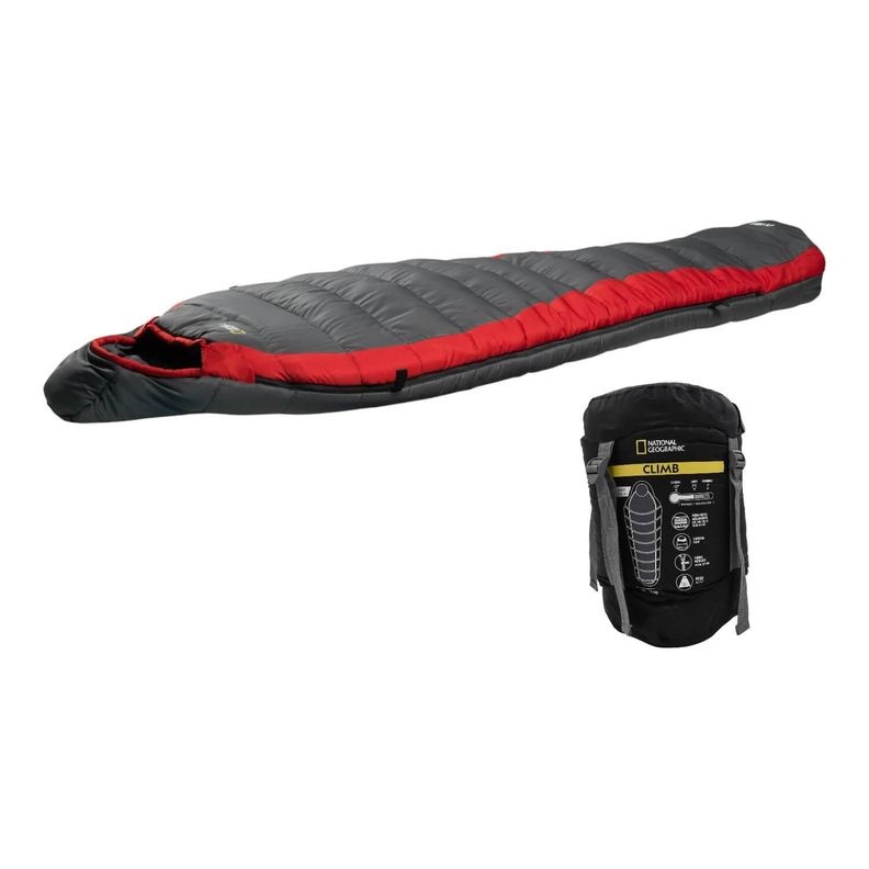 Saco De Dormir Climb 6°C Rojo National Geographic-1