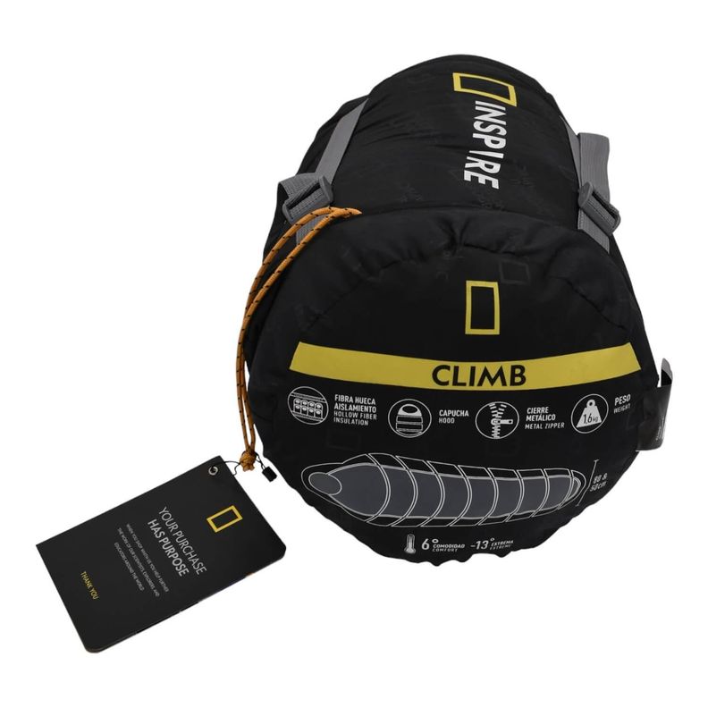 Saco De Dormir Climb 6°C Rojo National Geographic-3