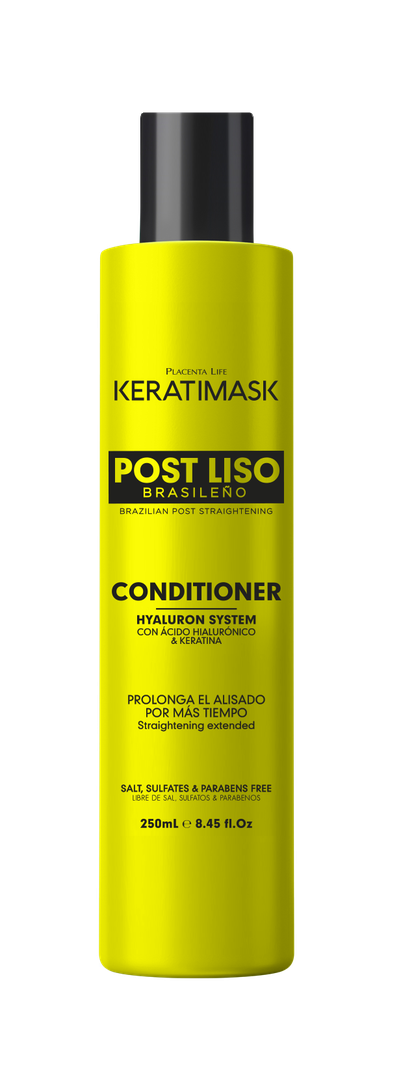 Kit Post Liso Keratimask Shampoo 250ml, Acondicionador 250ml y Termoprotector 50ml-2