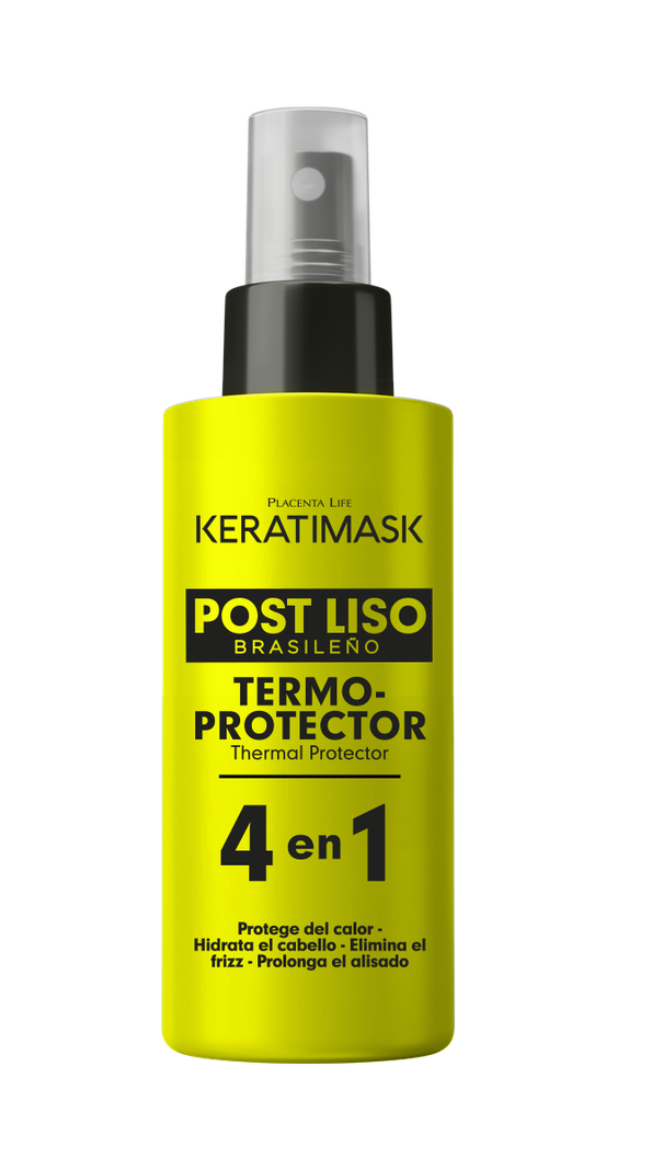 Kit Post Liso Keratimask Shampoo 250ml, Acondicionador 250ml y Termoprotector 50ml-3