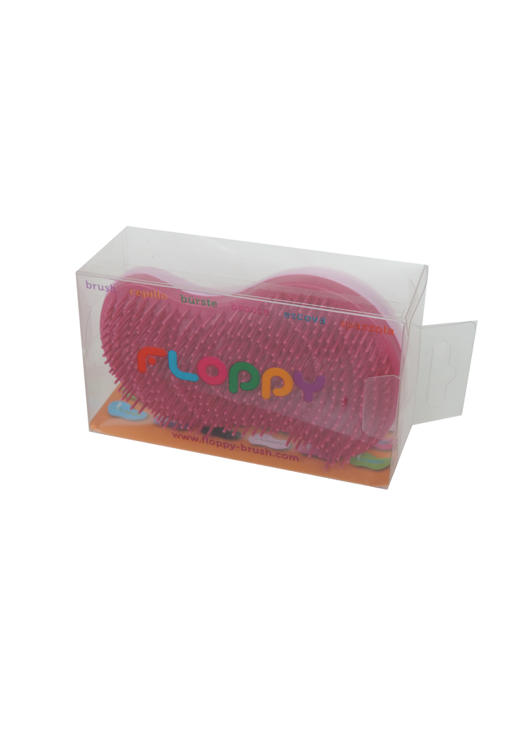 Cepillo Español Floppy Antifrizz Desenredante Rosado-Fucsia-2