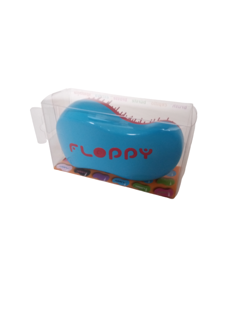 Cepillo Español Floppy Antifrizz Desenredante Celeste-Fucsia-2