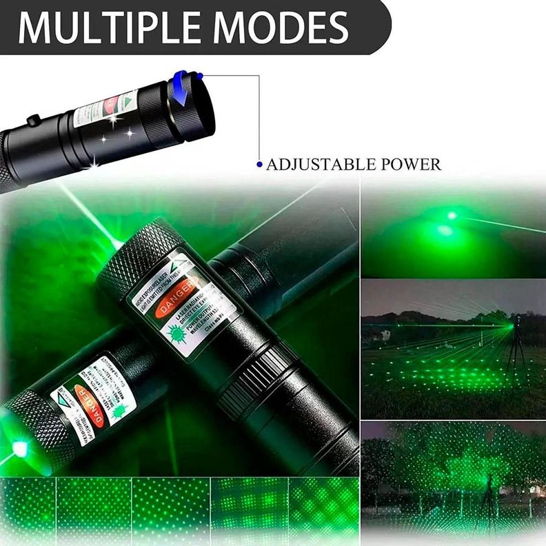 Laser Verde Recargable Puntero Astronomico Alta Potencia-1