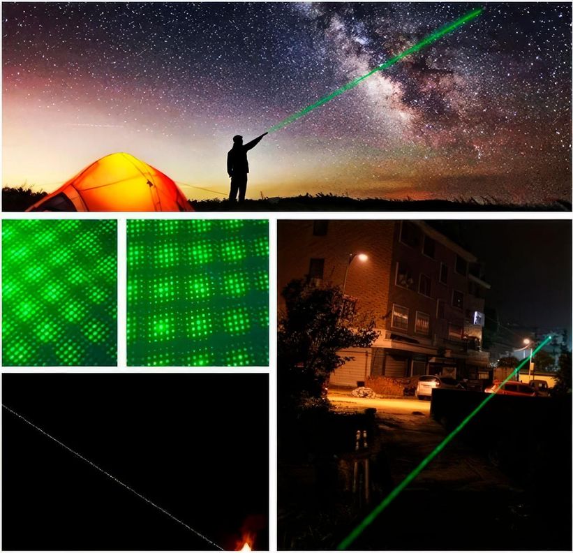 Laser Verde Recargable Puntero Astronomico Alta Potencia-8