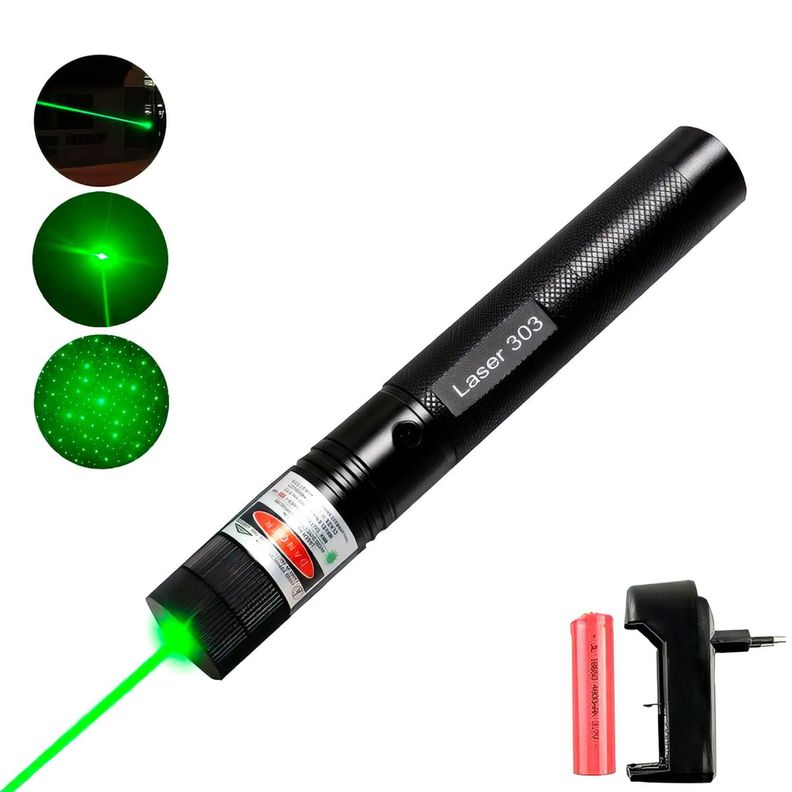 Laser Verde Recargable Puntero Astronomico Alta Potencia-9
