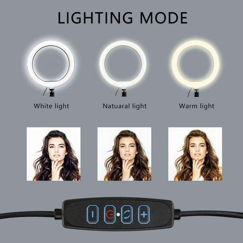 Aro De Luz Led 20Cm Para Fotografias Y Videos-2