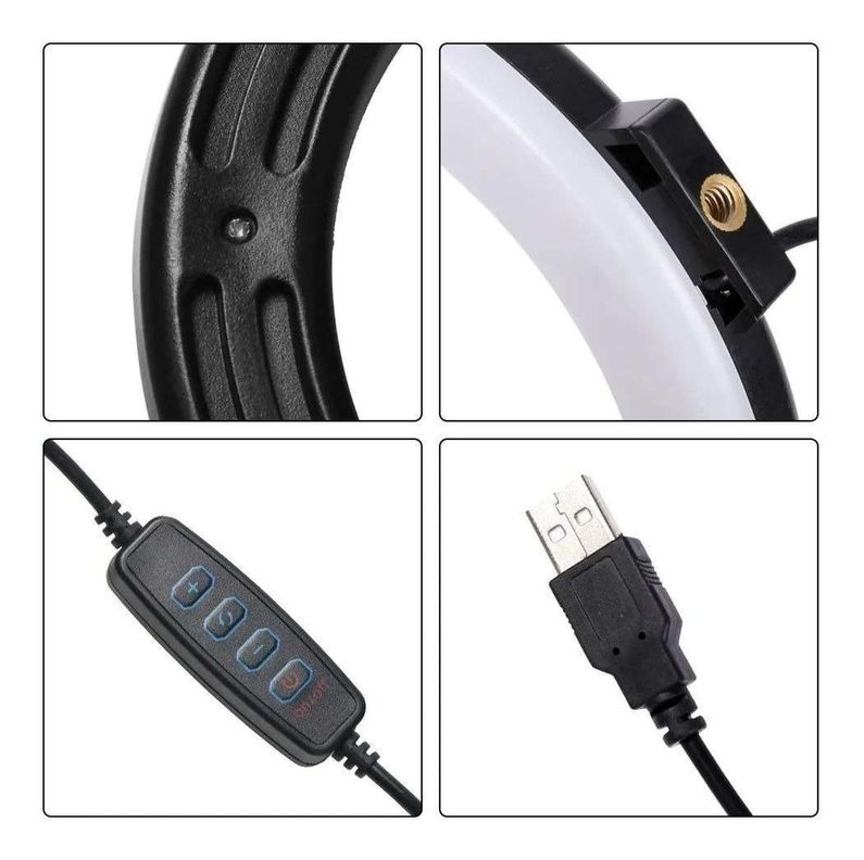 Aro De Luz Led 20Cm Para Fotografias Y Videos-3