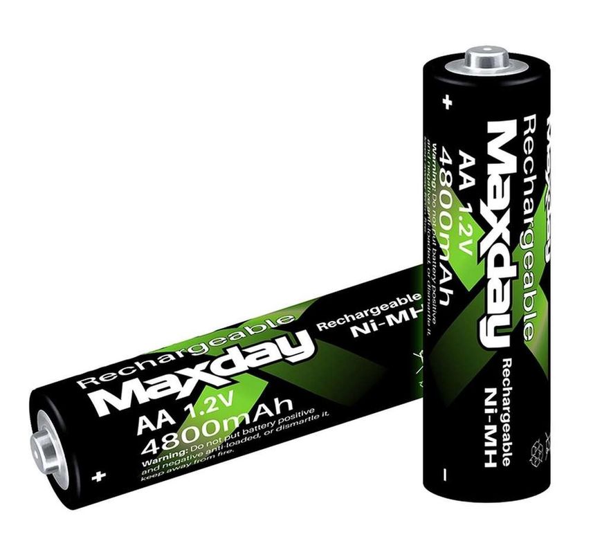 Pack De 2 Pilas Recargables Maxday Aa 4800mah-1