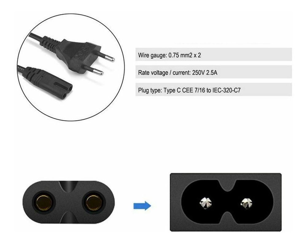 Cable Poder Corriente Parlante Master G Mg Ultra Neo Tipo 8-5
