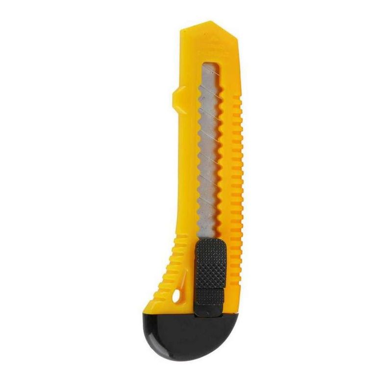 Corta Carton Papeleria Cutter Cartonero Retractil Manualidad-4