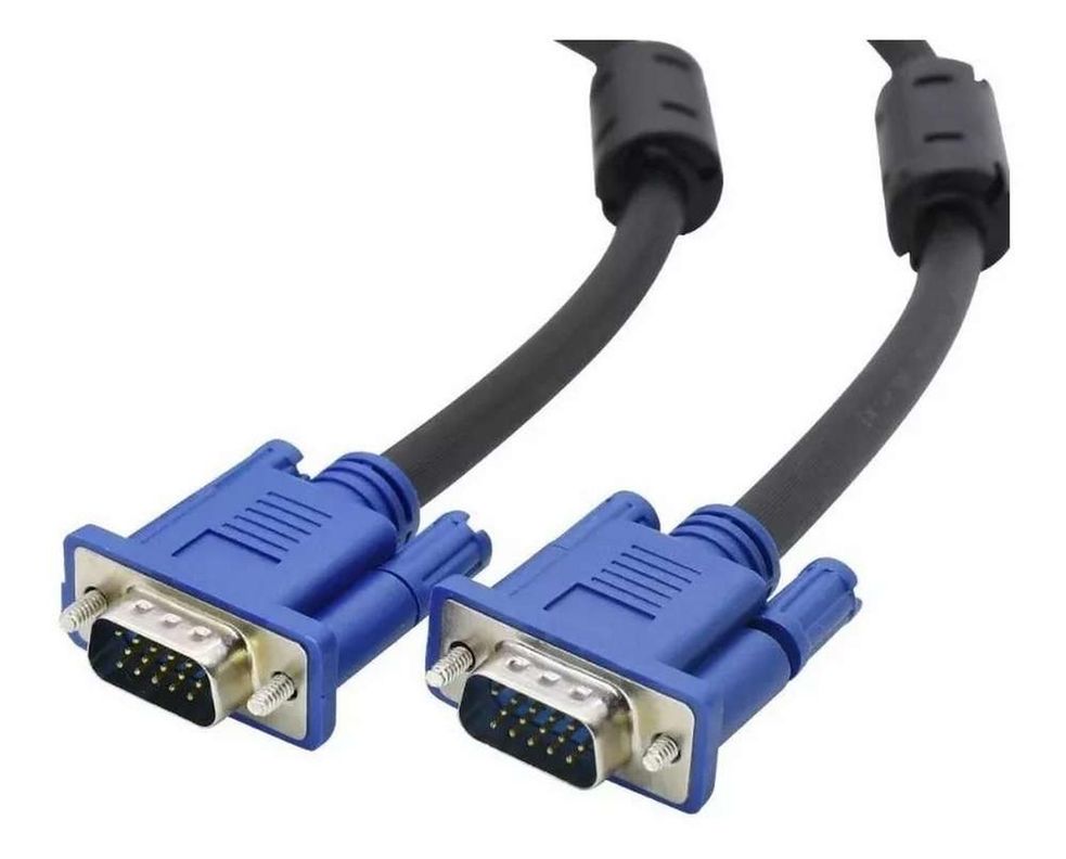 Cable Vga De 5mts Para Monitor, Tv, Proyector Video Rgb Db15-3