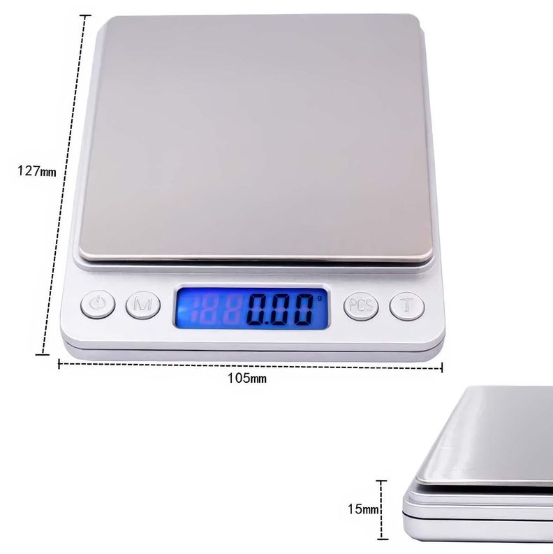 Balanza Pesa Gramera Digital 2kg De Cocina Alta Precision-7