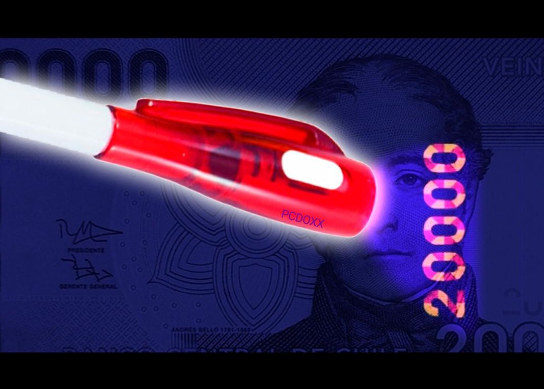 Detector Billete Falso Lapiz Luz Led Ultravioleta UV Linterna-4