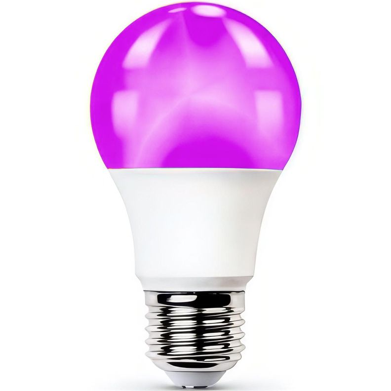 Ampolleta Led Colores Fiesta Luz Color Lampara Violeta-0