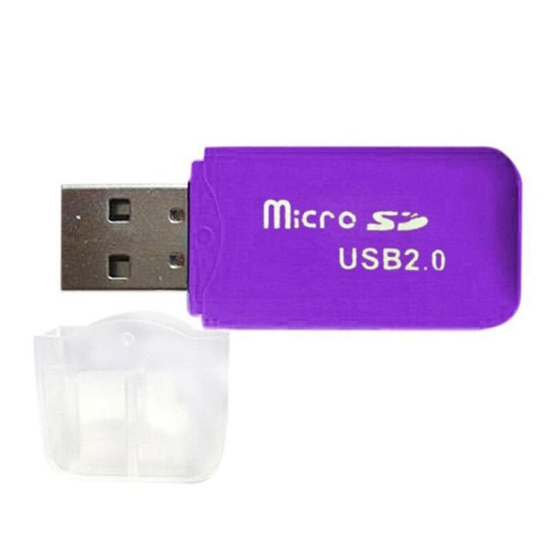 Lector Adaptador Usb De Tarjetas Micro Sd De Colores-4