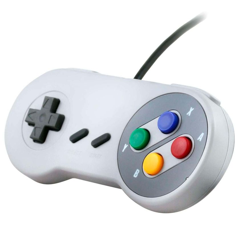 Control Joystick Pc Usb Consola Mando Snes Super Nes Joypad Retro Vintage-4