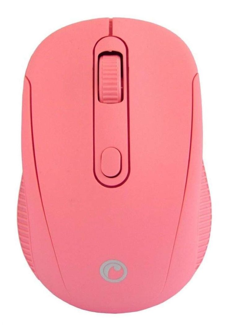 Mouse Inalambrico Rosa Usb Color Rosado Pc Notebook Pink