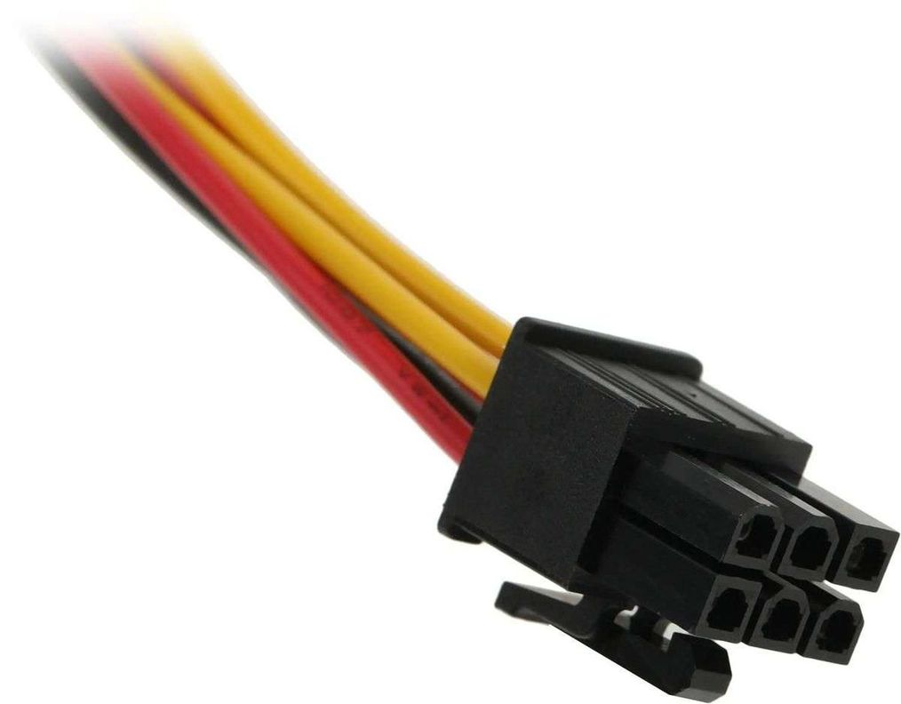 Adaptador Poder 6 Pin a 2 Molex Tarjeta Video Corriente PCI IDE-3