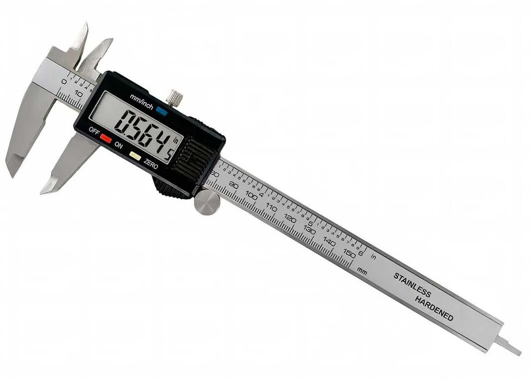 Pie De Metro Digital 150mm / 6 Caliper Pantalla Lcd A Pilas-2