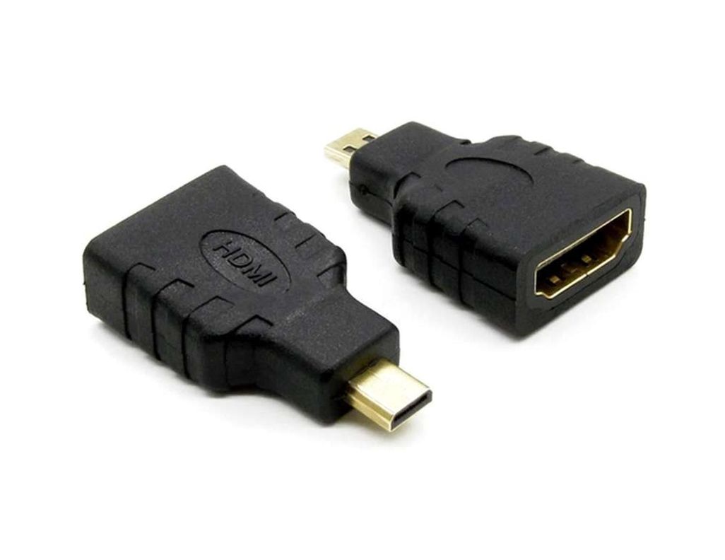 Adaptador Conversor Hdmi A Micro Hdmi Pantalla Camara Notebook y/o Led-0