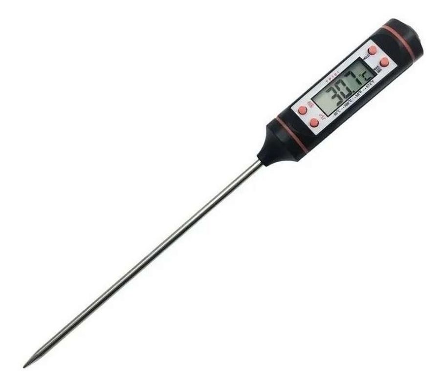 Termometro Digital De Puncion Largo Para Cocina-0