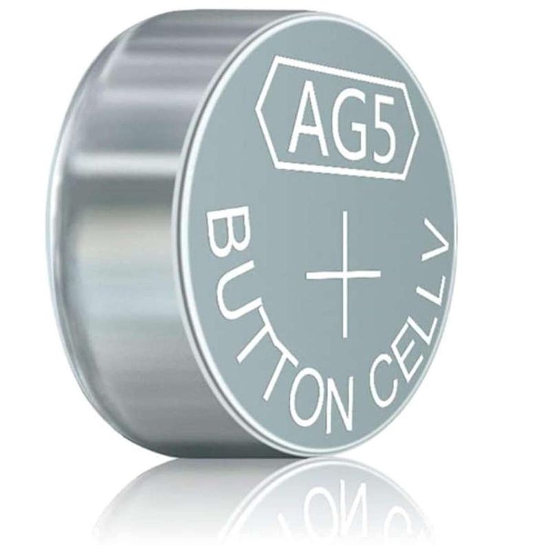 10x Pila Batería De Boton Reloj Calculadora AG5 LR754 LR48 393A-0