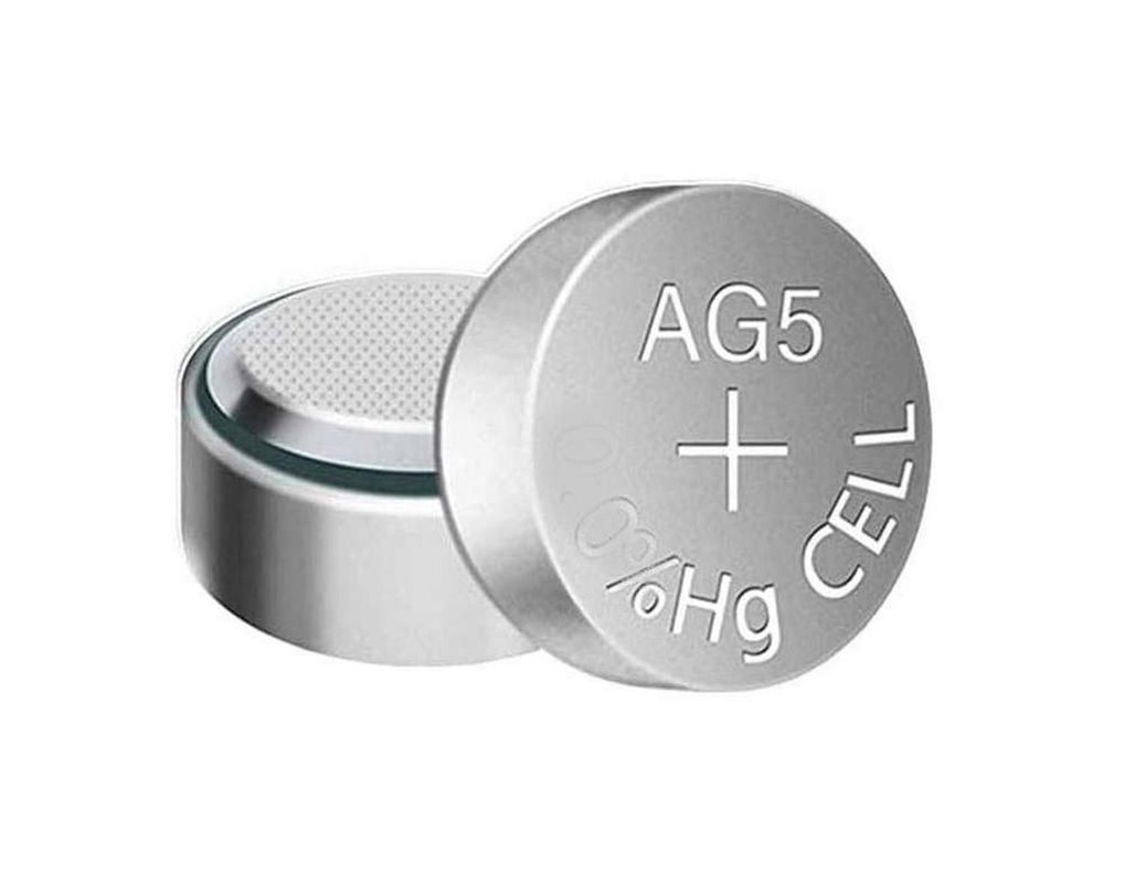 10x Pila Batería De Boton Reloj Calculadora AG5 LR754 LR48 393A-3