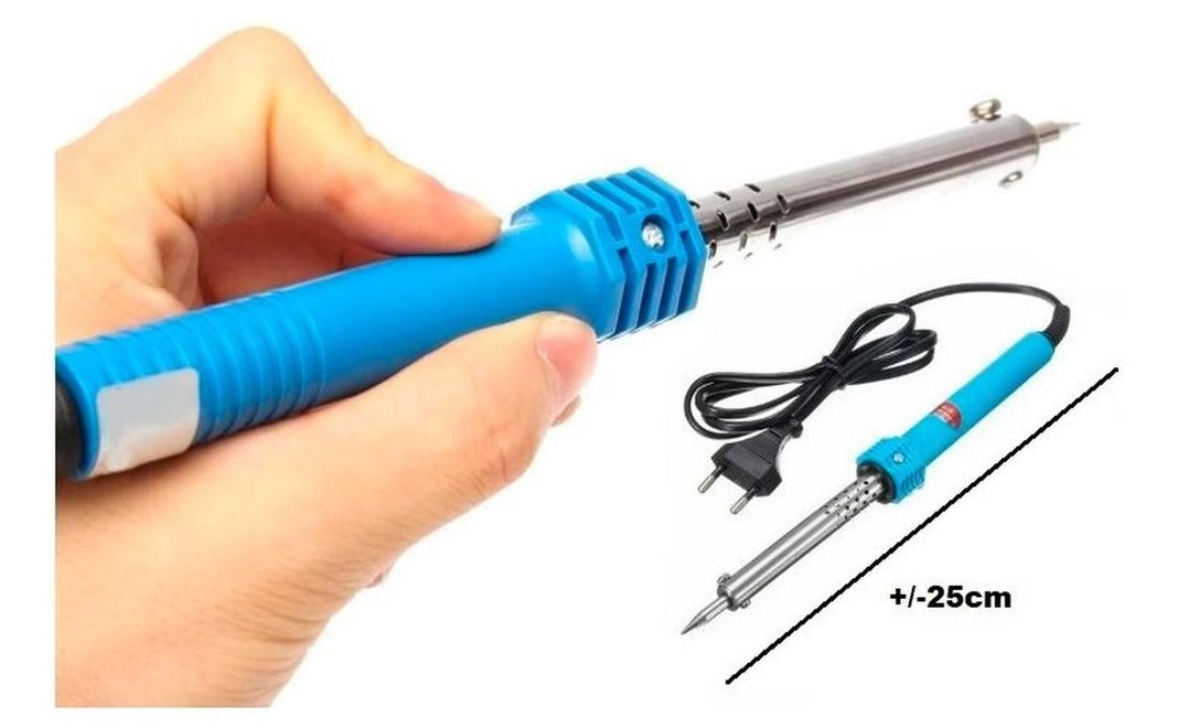 Cautin Soldador Electrico 60w Soldar Punto Lapiz Circuito-1