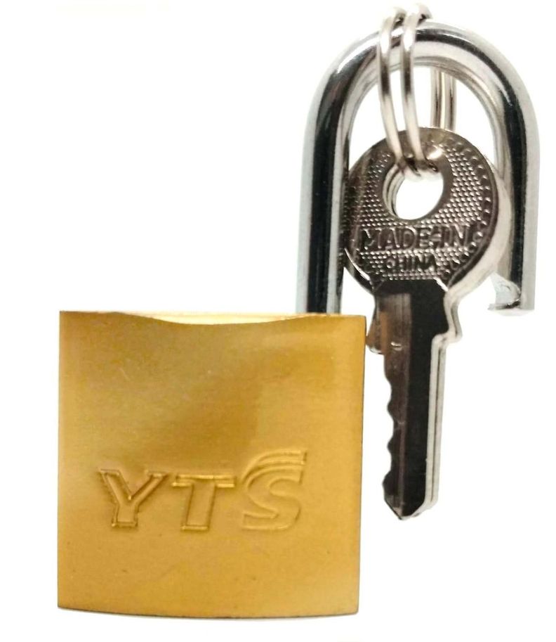 Candado A Llave 25mm Metal Maleta Casillero Equipaje Locker-3