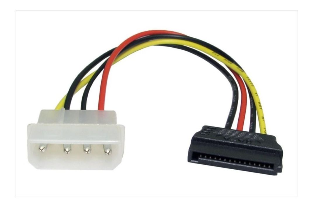 Cable Adaptador De Poder Corriente Serial-ata Sata 15p A 4p Surtido