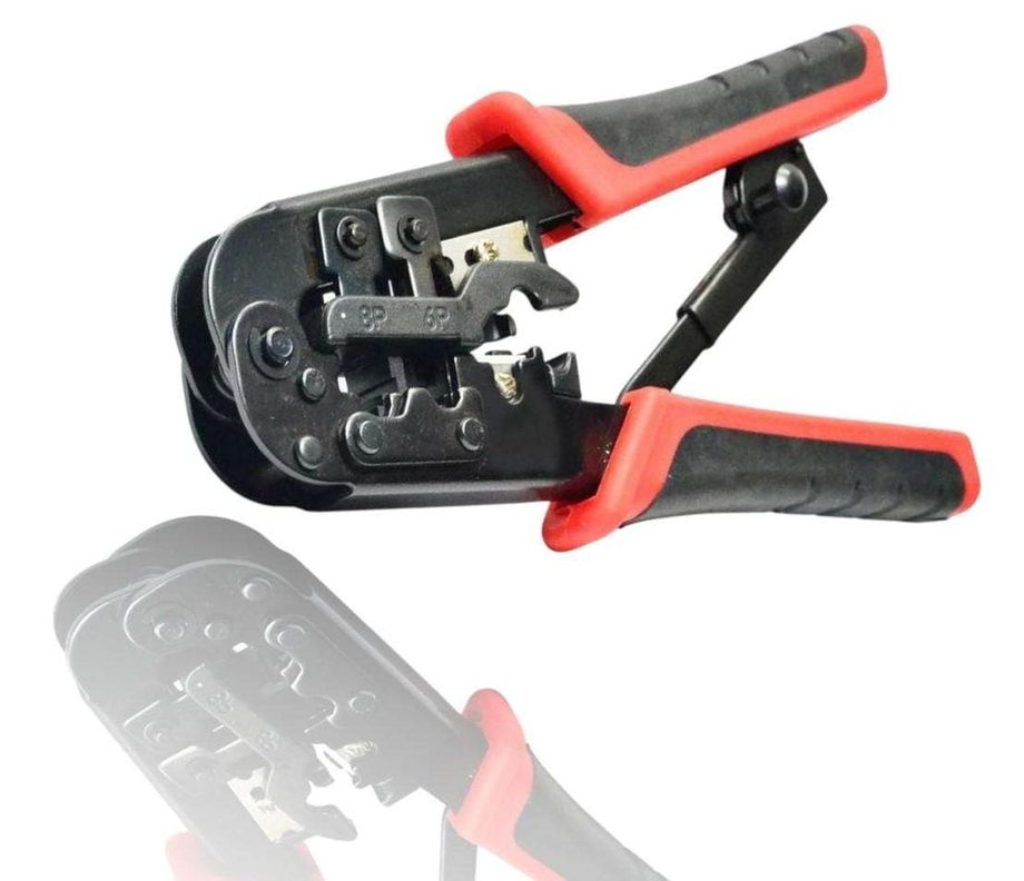 Crimpeadora Metalica Alicate Eletricista Mk-0210 4/6/8p Rj45-2