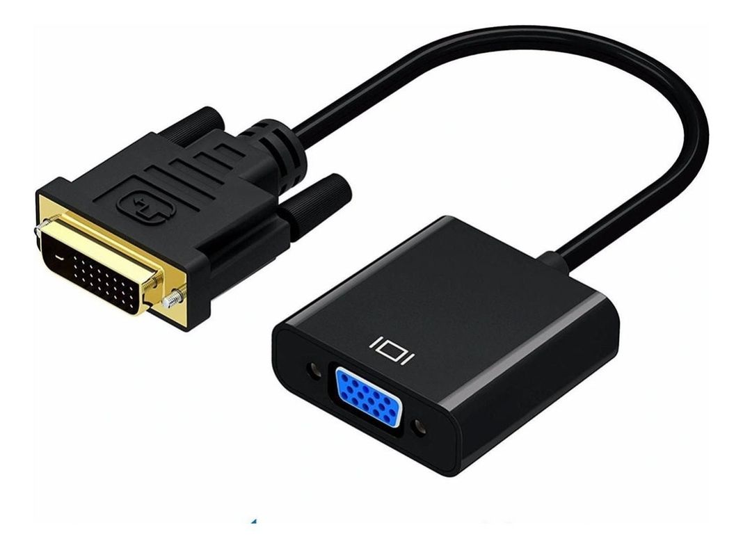 Cable Adaptador Dvi-d Macho A Vga Hembra-0