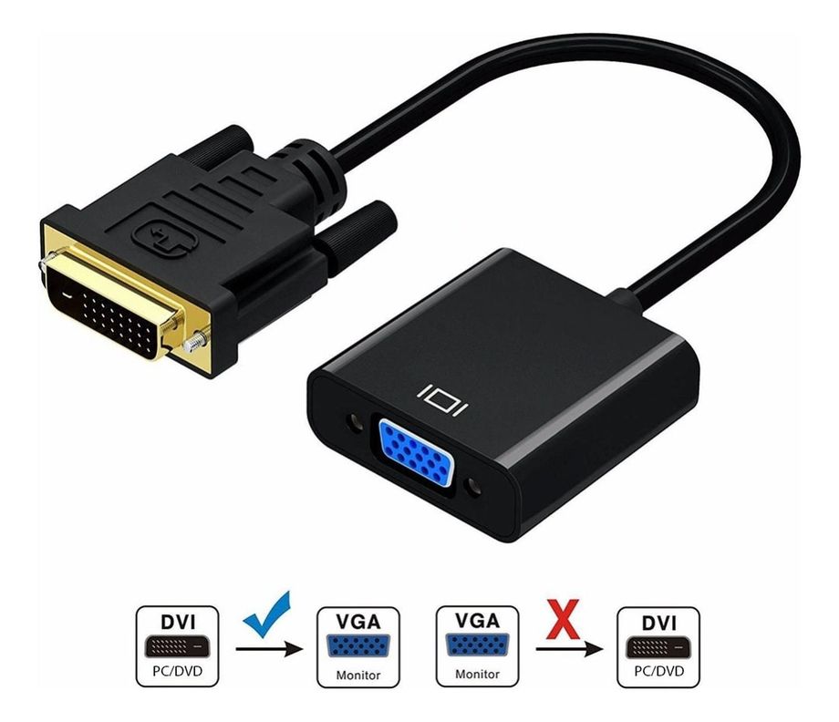 Cable Adaptador Dvi-d Macho A Vga Hembra-3