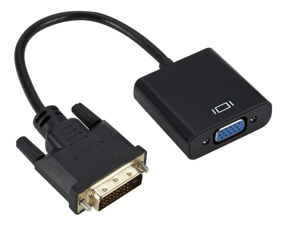 Cable Adaptador Dvi-d Macho A Vga Hembra-8