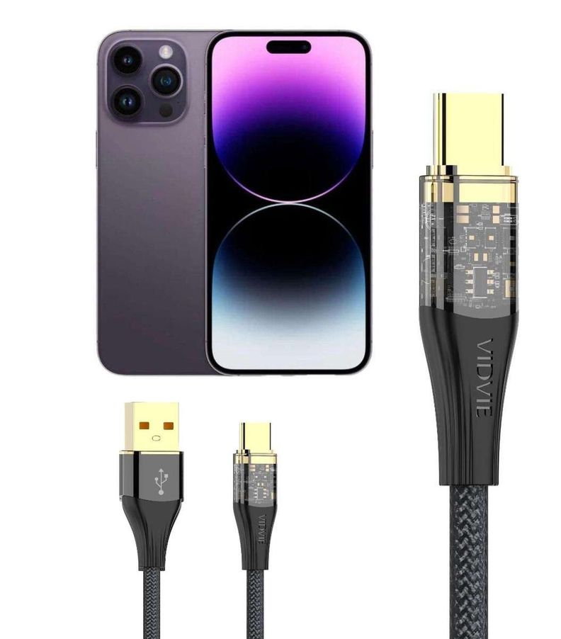 Cable Usb Cargador Tipo C Celular Reforzado Carga Rapida-3