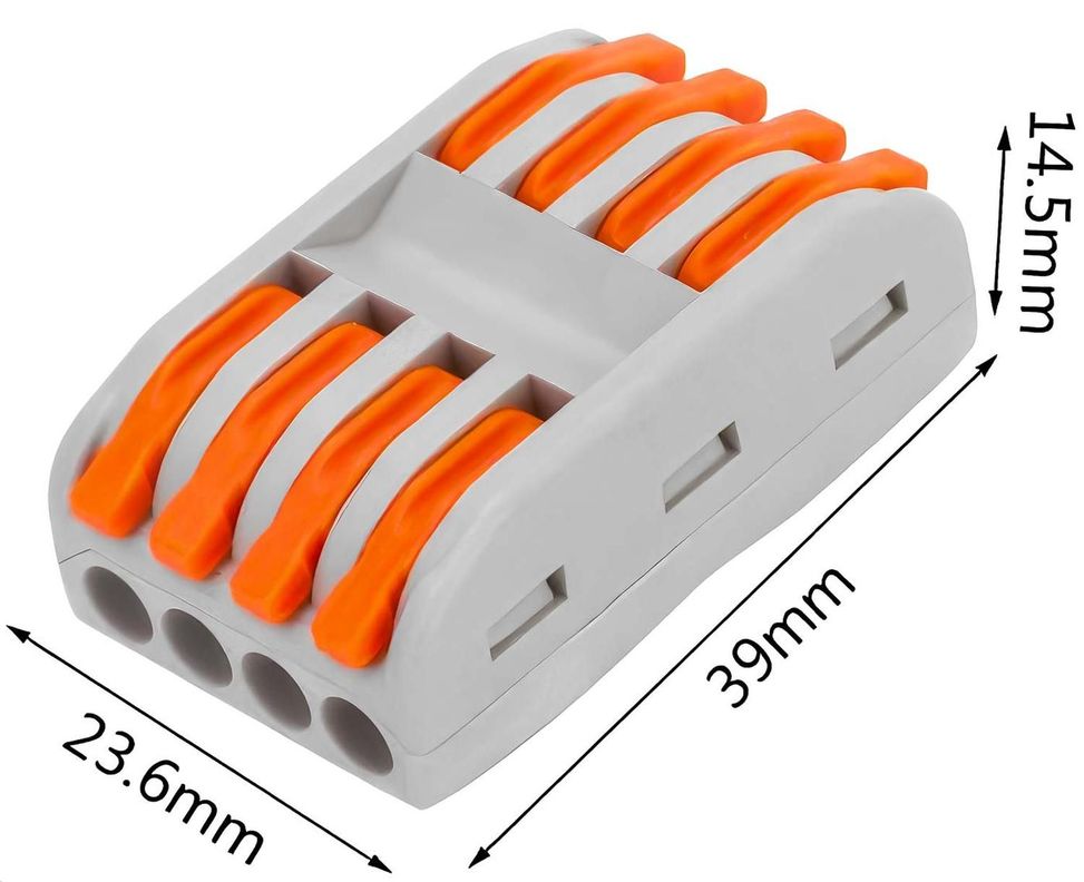 Conector Adaptador Empalme Electrico Rapido Cables Corriente-4