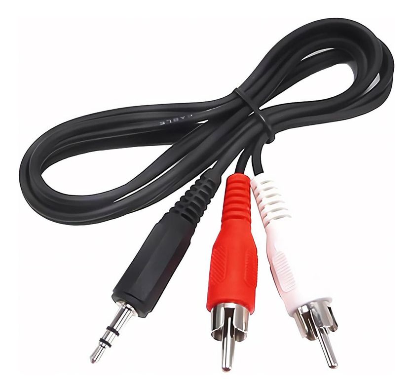 Cable Plug Auxiliar 3.5 A 2 Rca 1.5mts 2x1-2