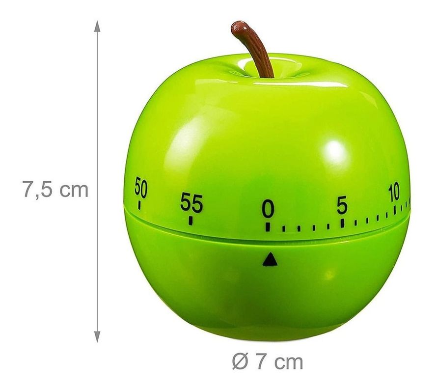 Timer Forma De Ciruela Cocina Reloj Temporizador A Cuerda-3
