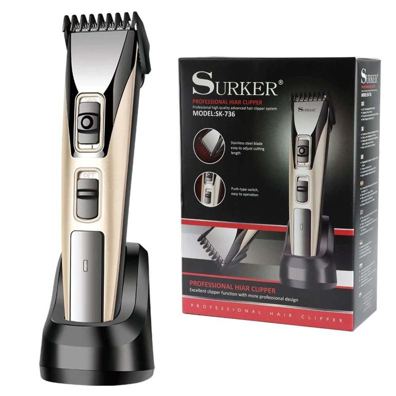 Maquina Cortar Pelo Barba Afeitadora Patillera Vello Cortadora-0