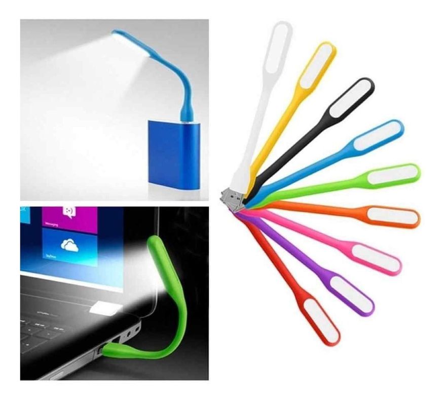 Luz Led Mini Portátil Usb Flexible Lámpara Usb Led Colores-1