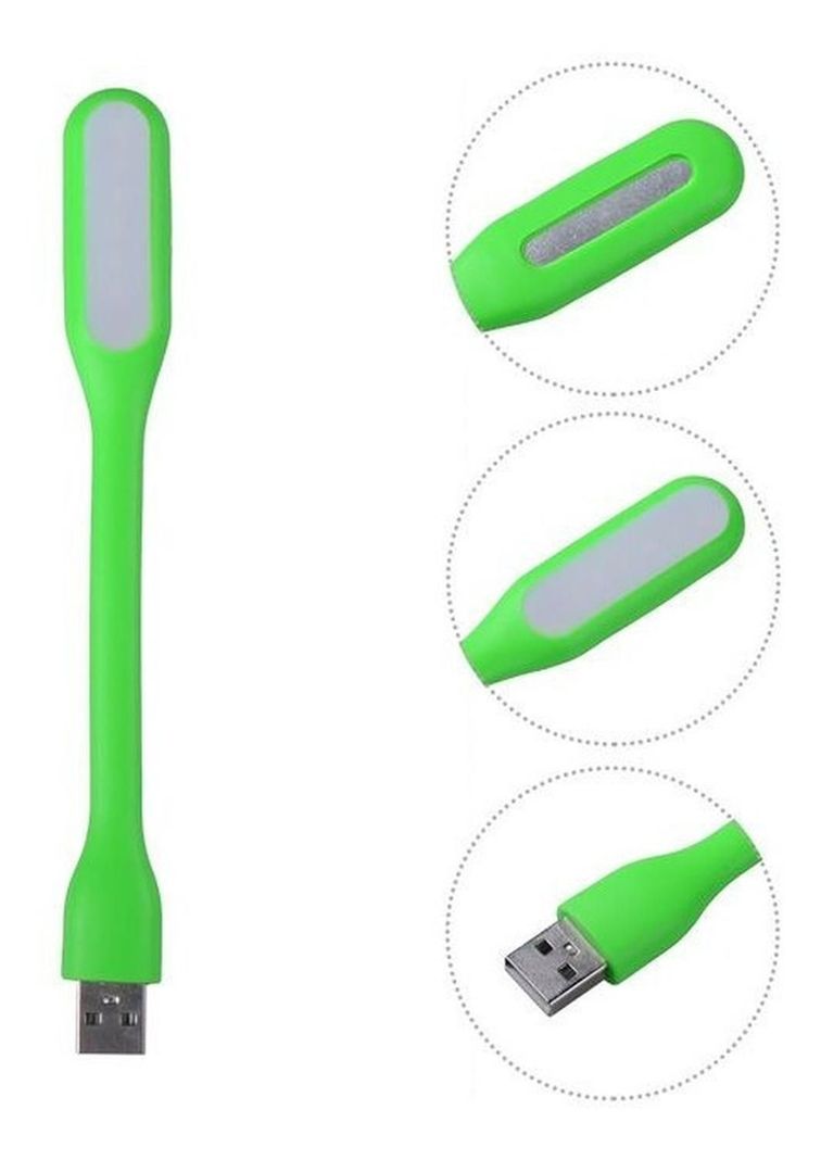 Luz Led Mini Portátil Usb Flexible Lámpara Usb Led Colores-3