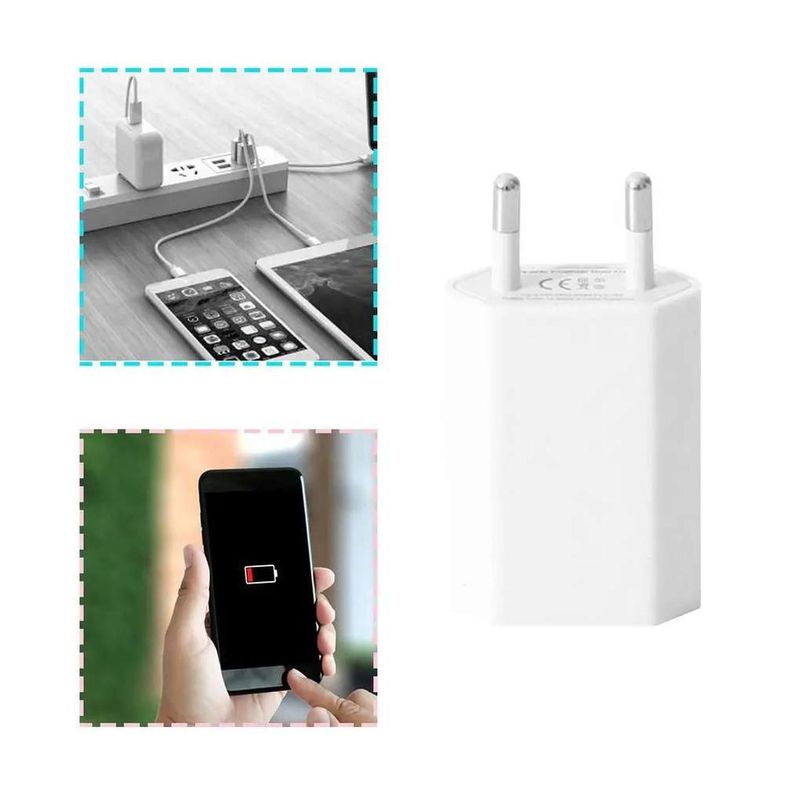 10x Pack Cargador Adaptador Enchufe Usb Carga Celular Gps-6