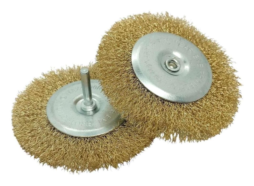 Disco Escobilla Alambre Acero Chascon Cerdas Metal Pulido Pintura Oxido Taladro-4