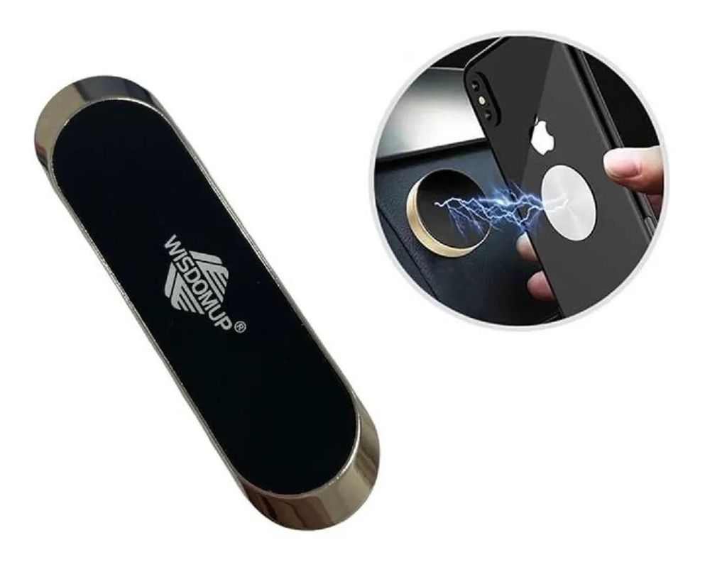 Soporte Magnético Celular Para Auto Iman Plano Slim Delgado-1