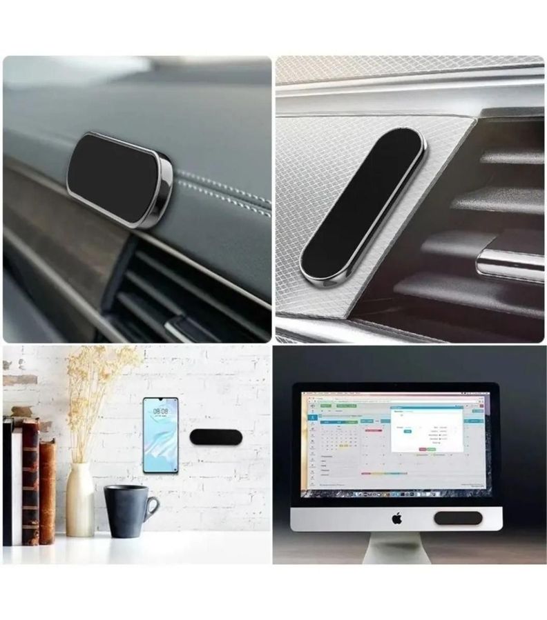 Soporte Magnético Celular Para Auto Iman Plano Slim Delgado-3