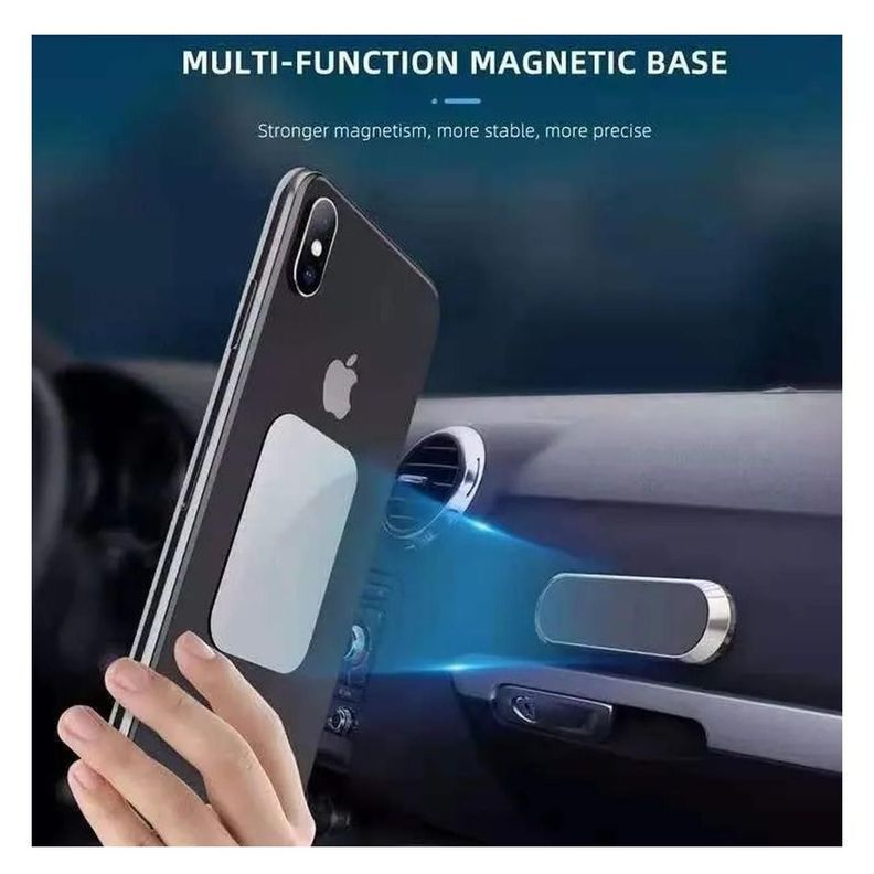 Soporte Magnético Celular Para Auto Iman Plano Slim Delgado-4
