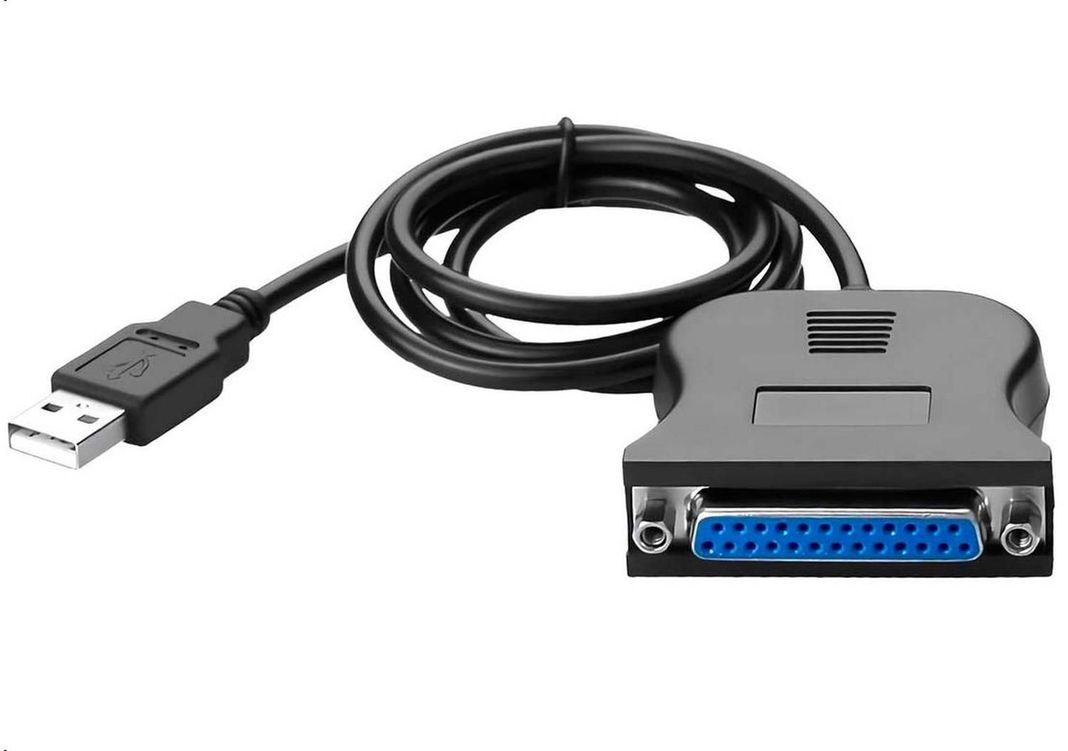 Cable Adaptador Usb A Puerto Paralelo Impresora Db25 Hembra-2
